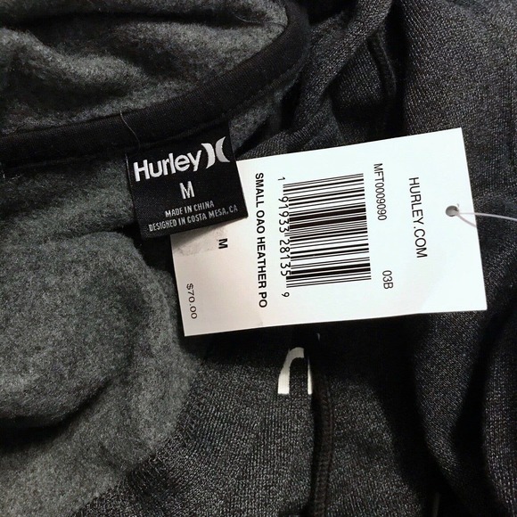 Hurley NWT Pullover Hoodie Men M - Picture 8 of 9